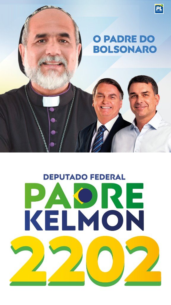 Padre Kelmon 2202, candidato a Deputado Federal pelo PL